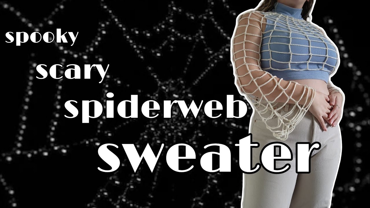Spooky Scary Spiderweb Sweater