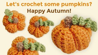 Pumpkin idea that you can make 🎃 (CROCHET TUTORIAL)