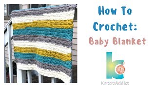 How to crochet : Baby blanket