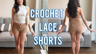 Crochet Beautiful Lace Shorts! | How to Crochet Lace Shell Shorts