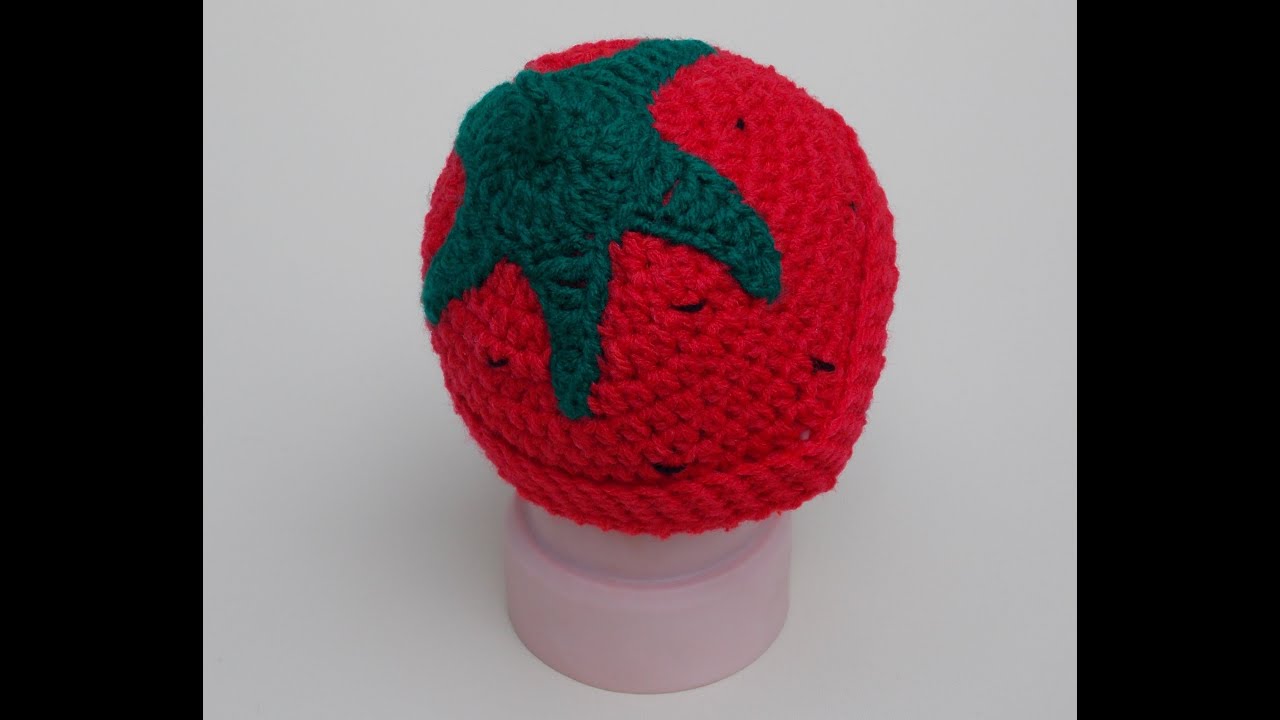 TOMATO OR STRAWBERRY BEANIE