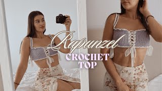 Summer Crochet Top with lace🎨/beginner friendly☀️