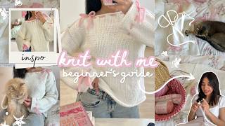 beginner’s guide to knitting your dream sweater (this is my first project)