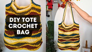 Crochet Tote Bag Tutorial | Brunaticality Crochet Bag