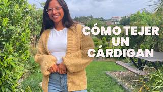 Aprende mi método para Tejer Un Cárdigan a Crochet paso a paso