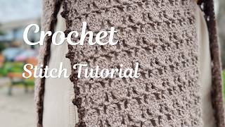 How to Crochet a Lace Stitch Step by Step | Easy 4-Row Repeat (Multiple of 6 + 2)