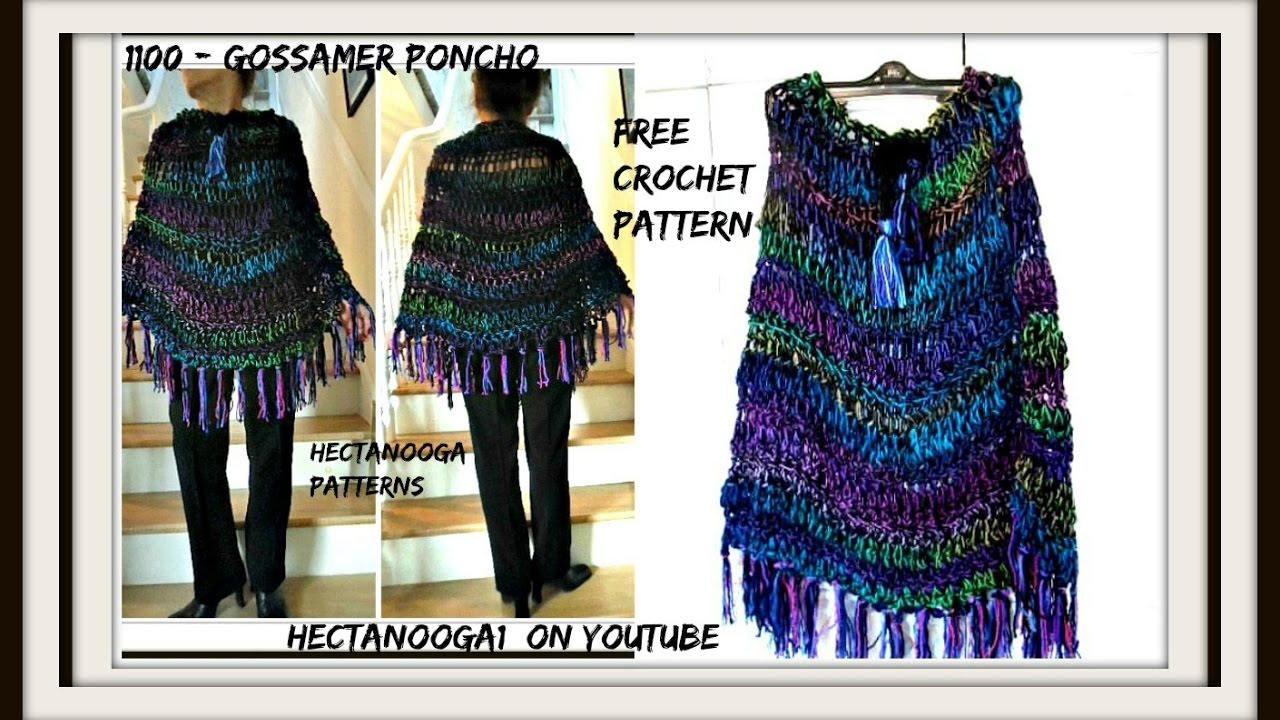 1100 - GOSSAMER Poncho Cape