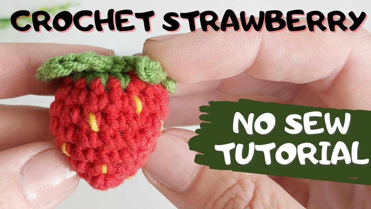 Strawberry keychain