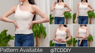 How to Crochet: Single Strap Top | Pattern & Tutorial DIY