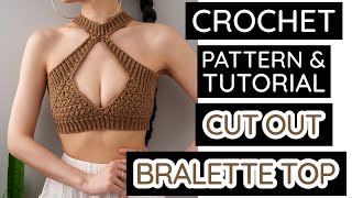 How to Crochet: Cut Out Crop Top | Pattern & Tutorial DIY