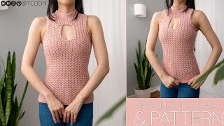 How to Crochet: Modern Top | Pattern & Tutorial DIY