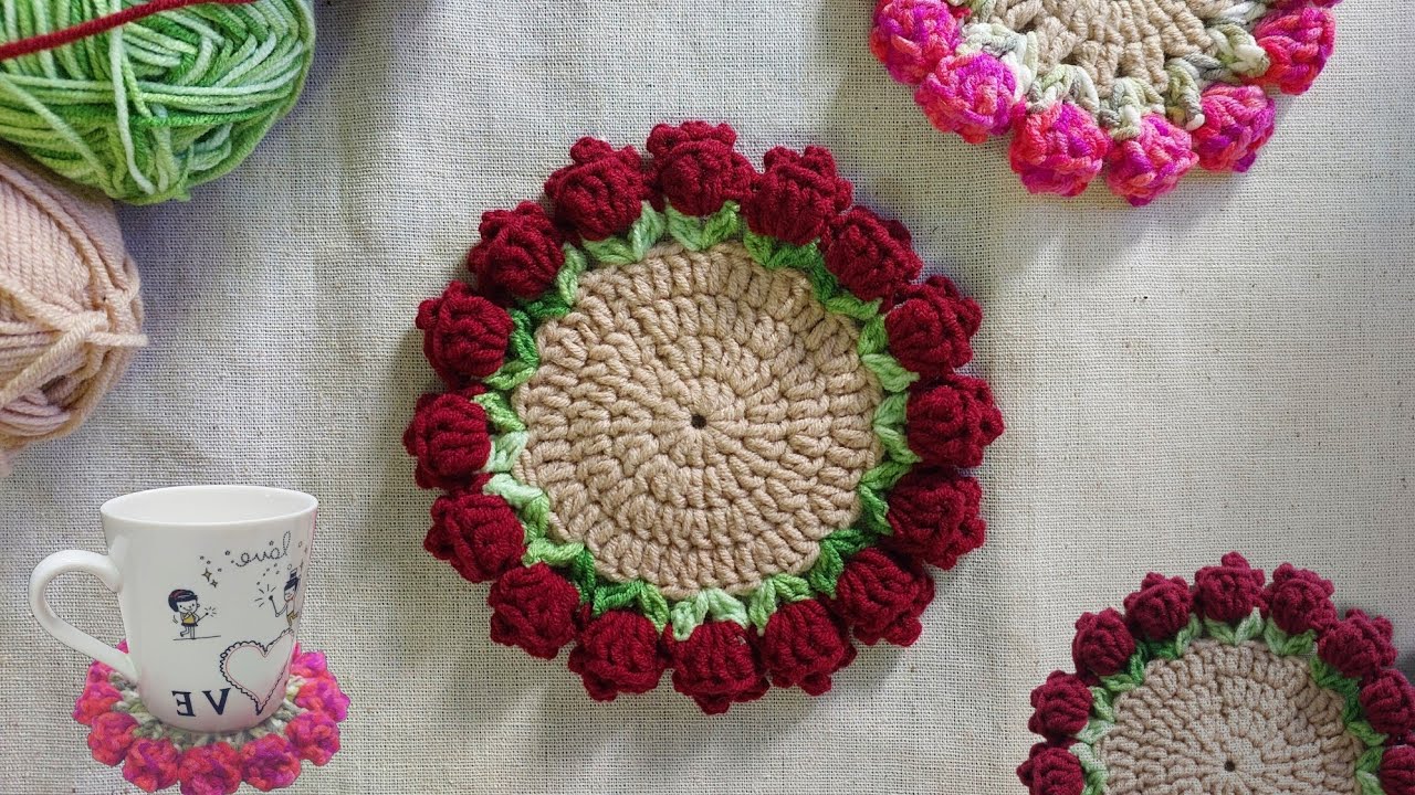 Lovely Tulip coaster
