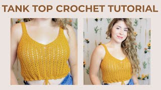 Easy Summer Crochet Top Tutorial | DIY | Brunaticality