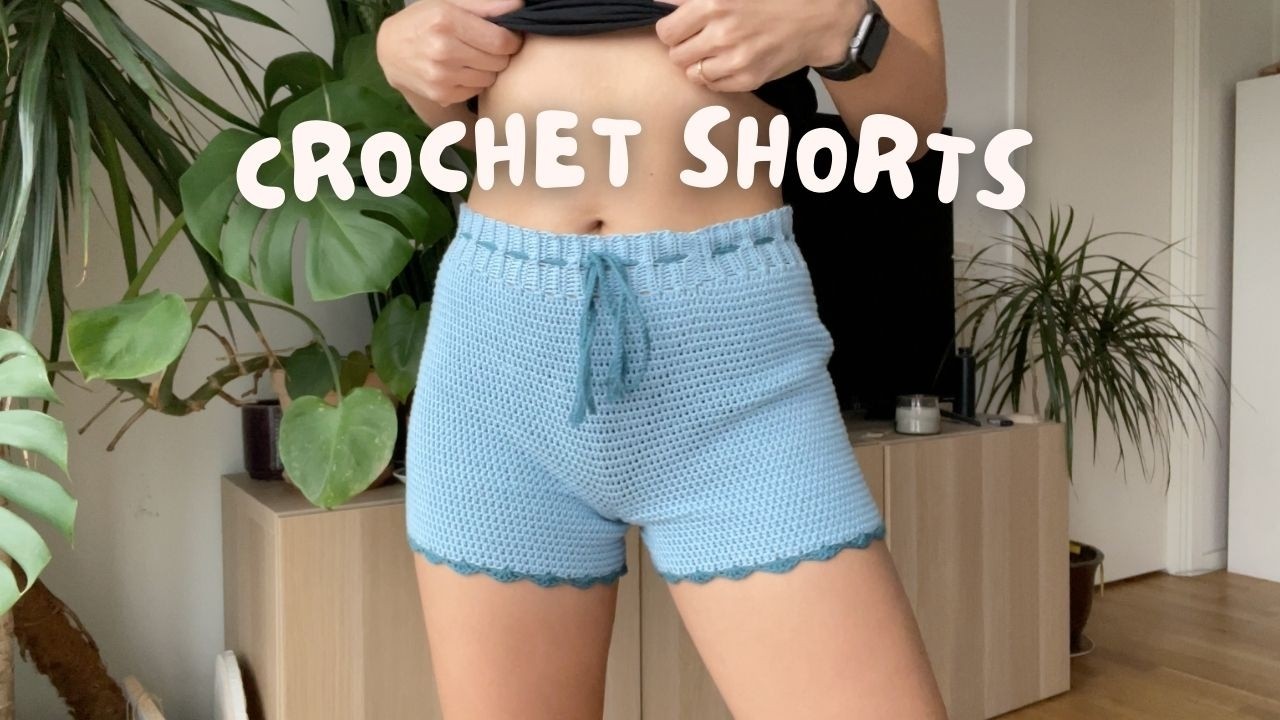 🩳 CROCHET SHORTS | customizable for all sizes, beginner friendly tutorial