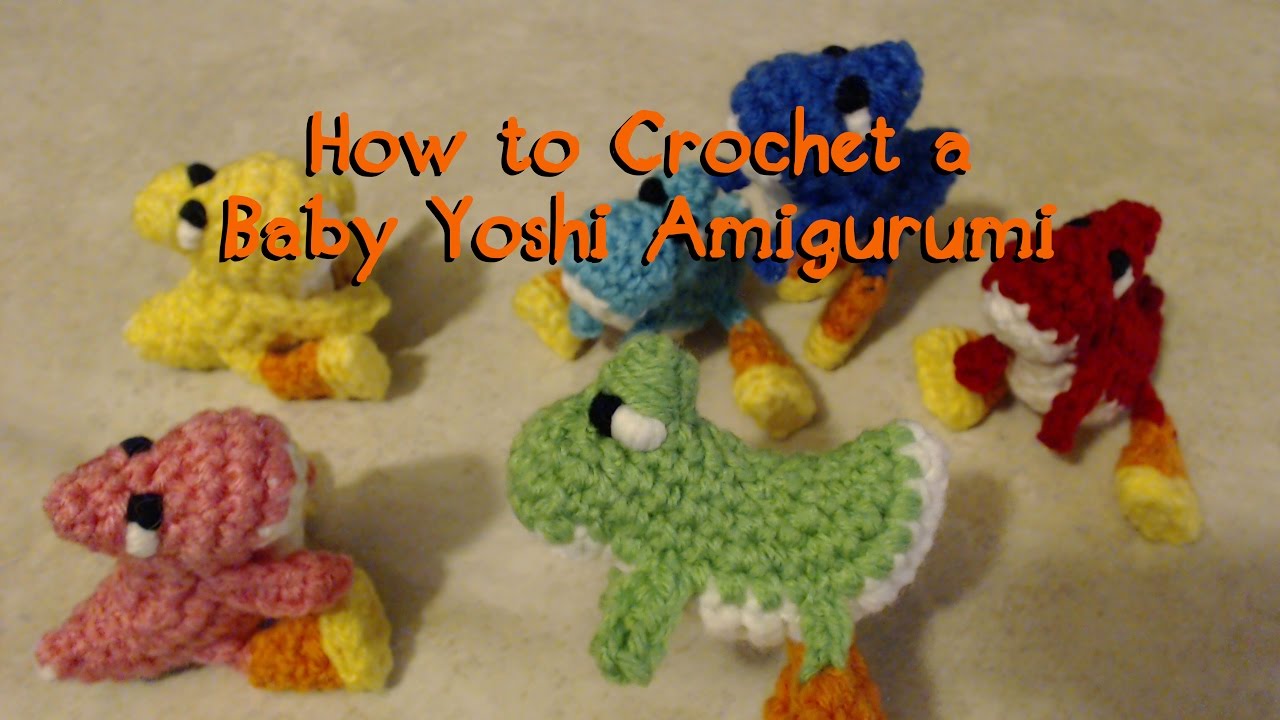 Mini Amigurumi Baby Yoshi Doll