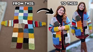 Crochet Cardigan Tutorial | Chunky Crochet Cardigan Step by Step