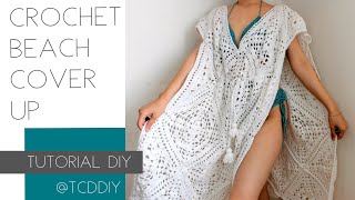 Crochet Beach Cover Up | Tutorial DIY