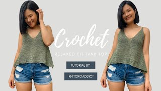 Crochet Crop Top/ DIY Tank Top/ Crochet Summer Project Ideas π
