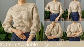 How to Crochet a Sweater | Pattern & Tutorial DIY