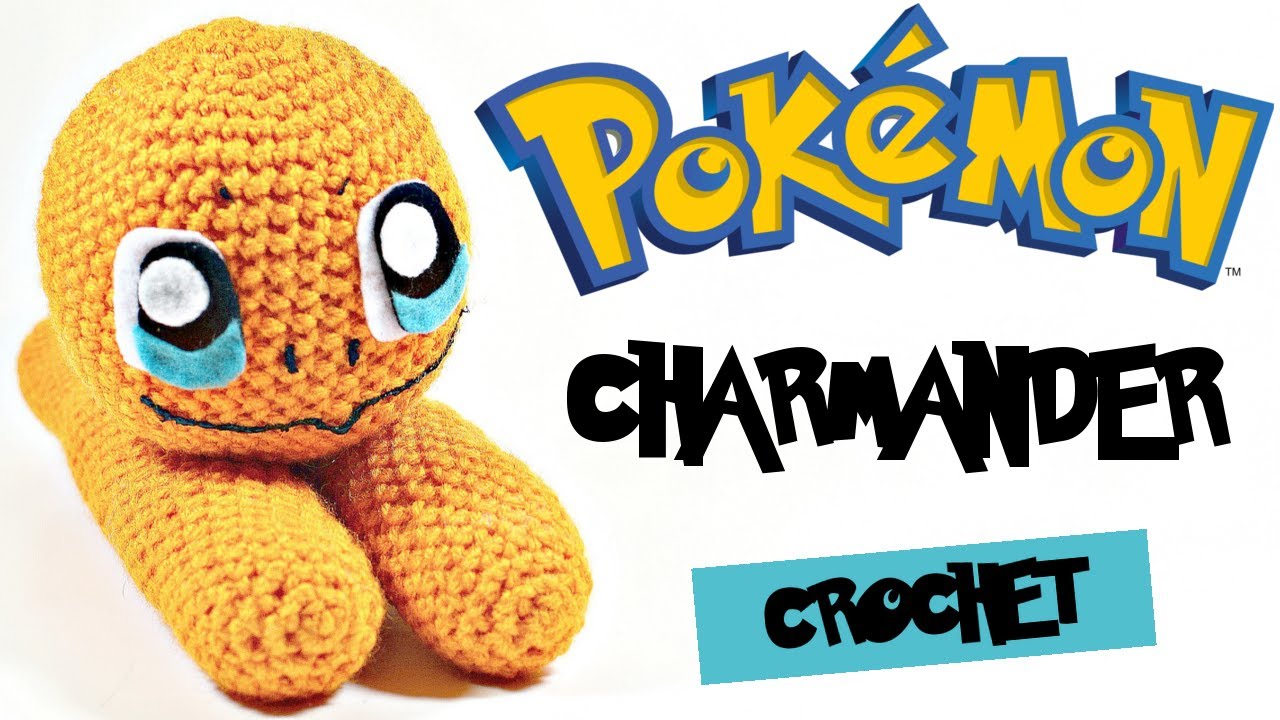 Pokémon Flat Charmander Amigurumi