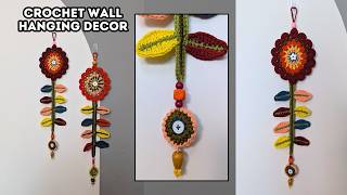 Crochet Wall Hanging Pattern | Easy Crochet Flower Wall Decor Tutorial | Step by Step