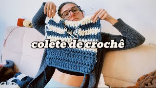 vlog do colete de maxi crochê