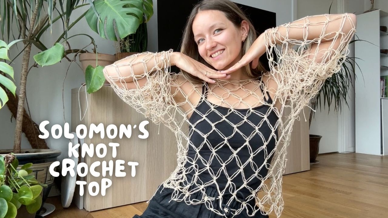 SOLOMON'S KNOT CROCHET TOP TUTORIAL | step-by-step pattern
