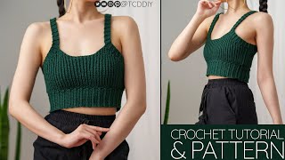 How to Crochet: Easy Tank Top | Pattern & Tutorial DIY