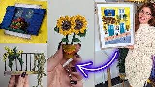 Making a crochet wall decor! Make yours too!