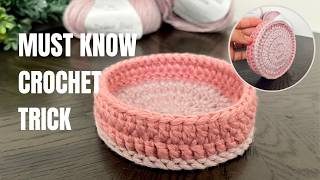 Must-Know Crochet Technique for Neat & Sturdy Sides (Beginner Friendly)
