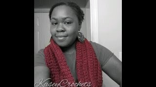 Chunky Crochet Infinity Scarf