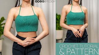 How to Crochet: Halter Top | Pattern & Tutorial DIY