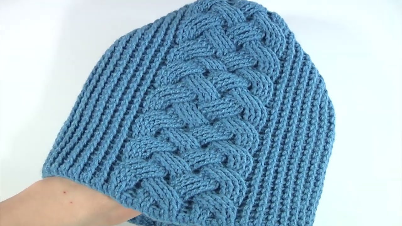 Super Stylish Beanie Hat 2022 /one Model Is 2 Variants /very Beautiful Cable Stitch Pattern