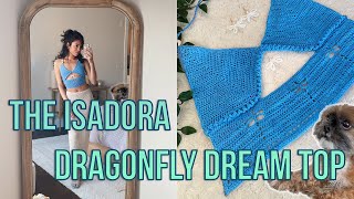 How To Crochet Dragonfly Top with Ruffles | Detailed Tutorial