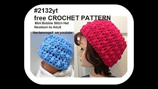 2132yt- Mini Bobble Hat