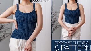 How to Crochet: Easy Tank Top | Pattern & Tutorial DIY