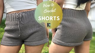 How to Crochet Shorts | Beginner friendly crochet shorts ( FREE PATTERN XS-XXL )