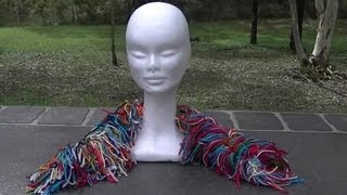 Scrap Crochet Scarf