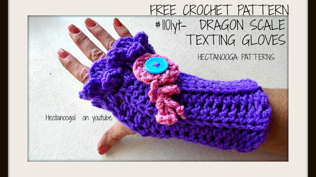 1101yt- DRAGON SCALE texting gloves