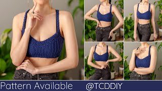 How to Crochet a Bralette | Pattern & Tutorial DIY