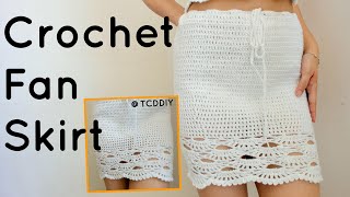 Crochet Fan Skirt | Tutorial DIY