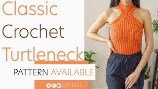 How to Crochet Classic Turtleneck | Pattern & Tutorial DIY