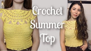 Easy Top Tutorial that you can do! | CROCHET TUTORIAL