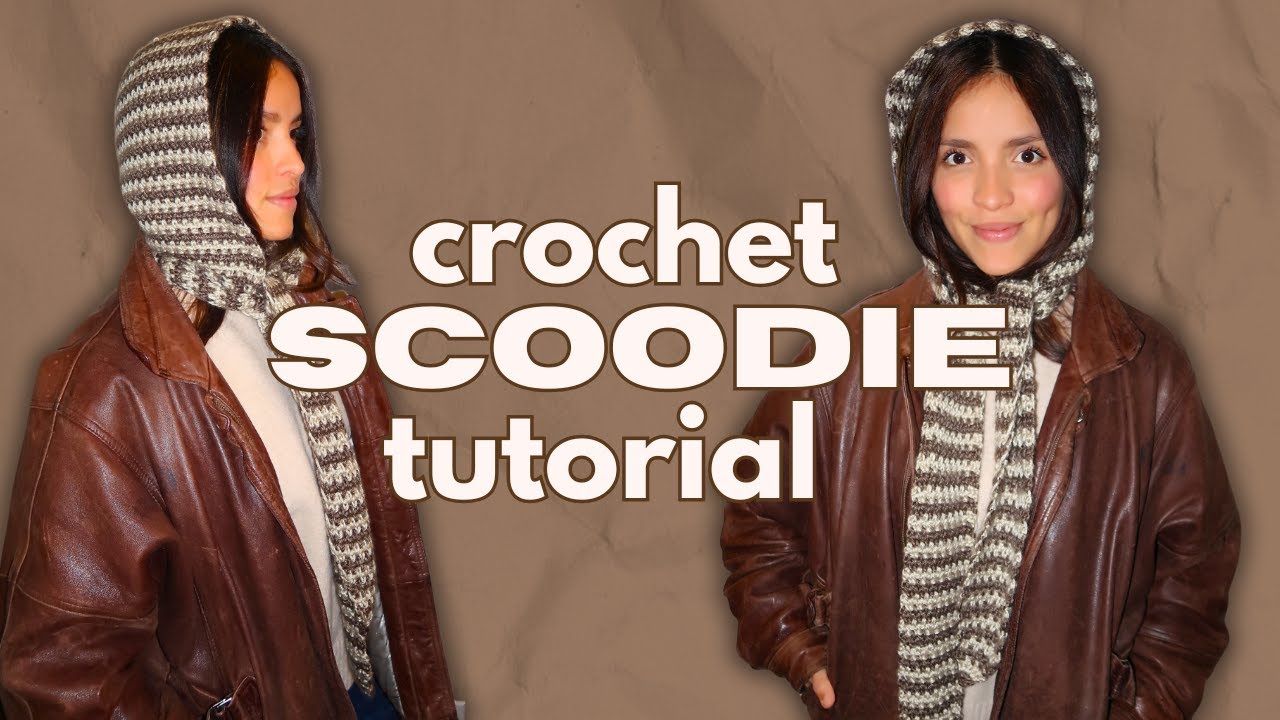 How to Crochet a Scoodie (Scarf + Hoodie) | Beginner-Friendly Wearable