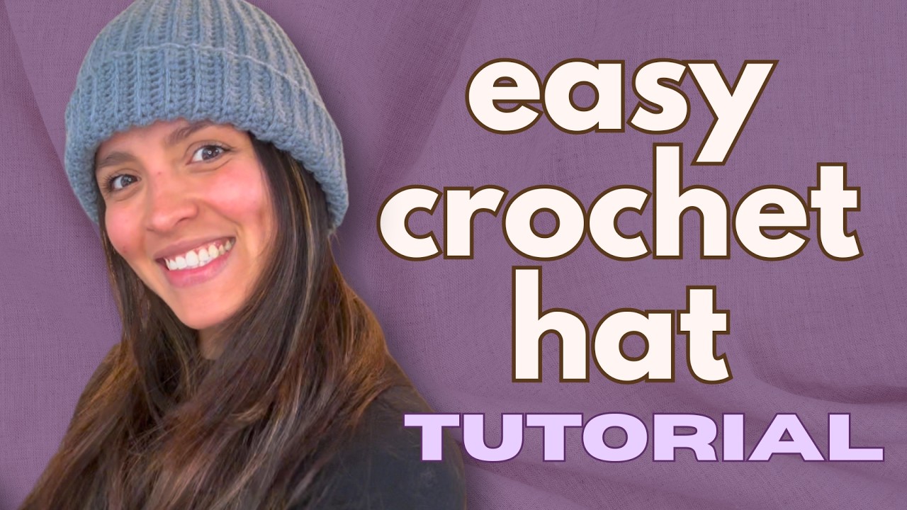 EASIEST Beginner Crochet Project: Winter Hat