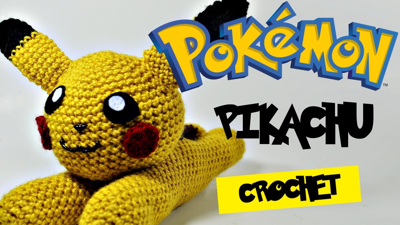 Pokemon "Flat" Pikachu Amigurumi