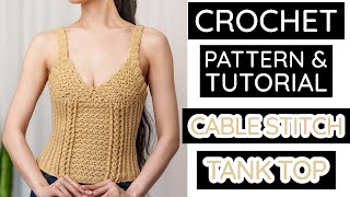 How to Crochet: Tank Top | Pattern & Tutorial DIY