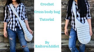 How to crochet cross body bag