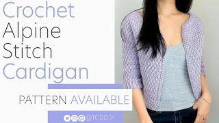 How to Crochet An Alpine Cardigan | Pattern & Tutorial DIY