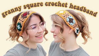 Crochet Headband Tutorial - Granny Squares